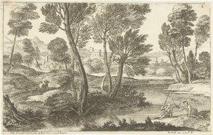 Landskap med två fiskare De två fiskarna Landscapes, serie tre (serietitel)