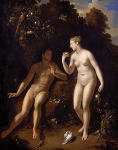 Franska: Adam et Ève près de l
