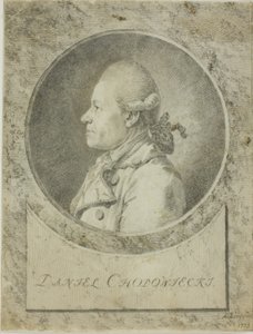 Profil av Daniel Chodowiecki