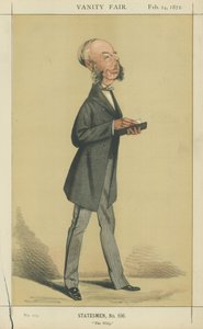 The Honourable George Glyn (färglitografi) av Adriano Cecioni