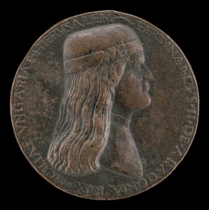 Ferdinand II av Aragon, död 1496, prins av Capua och kung av Neapel 1495 [framsidan], 14951496.