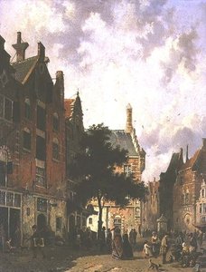 Gatubild i Holland