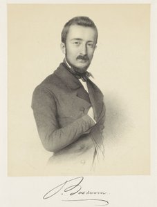 Porträtt av Johannes Bosboom av Adrianus Johannes Ehnle