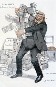 Jean Jaures, "" överlevare av mänskligheten""" - av Adrien Barrere (1877-1931), i "" Fantasio""" av 1906-11-01 av Adrien Barrere