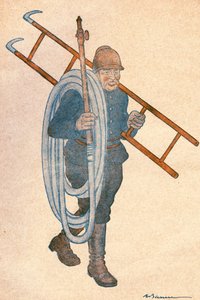 Joseph NOULENS (1864-1944), fransk politiker. Teckning av Adrien Barrere (1874-1931) för FANTASIO, nummer 204 den 15 april av Adrien Barrere