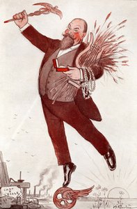 Porträtt av poeten och politikern Maurice Couyba (1866-1931) (Maurice Boukay) - Teckning av Adrien Barrere (1874-1931) hämtar från "" FANTASIO""" 1911 av Adrien Barrere