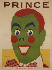 Prince, affisch för Pathe Cinema (1912-1913) (affisch) av Adrien Barrere