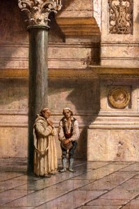 Interiör från moskén i Córdoba av Adrien Dauzats