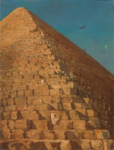 Den stora pyramiden, Giza, 1830 eller senare.