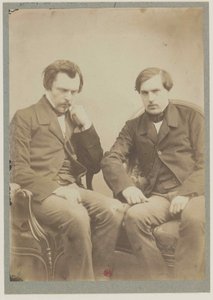 Bröderna Goncourt Bröderna Goncourt, ca 1855.
