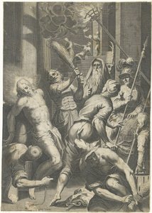 Kristi gissel av Egidius  Sadeler (II)