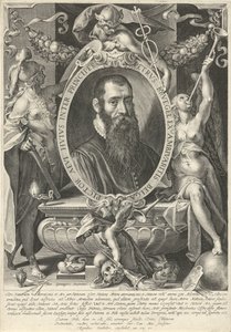 Porträtt av Pieter Brueghel den yngre av Egidius  Sadeler (II)