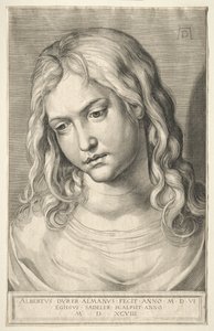 Kvinnligt huvud. av Aegidius Sadeler or Saedeler