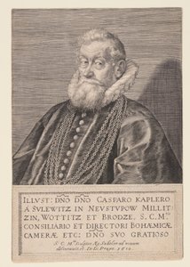Gaspard Kaplir von Sulewitz, rådgivare hos kejsaren av Aegidius Sadeler II