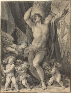Sankt Sebastians martyrskap av Aegidius Sadeler II