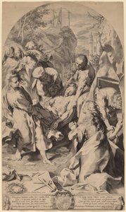 Gravläggningen av Aegidius Sadeler II after Federico Barocci