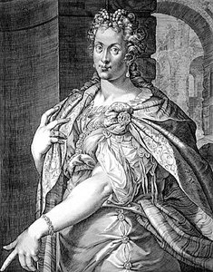 Flavia Domicilla Vespasianus hustru (gravyr)