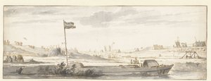 Grävningen av Mallegat utanför Dordrecht, 1648 av Aelbert Cuyp (attributed to)