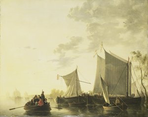 flod vy av Aelbert Cuyp (copy after)