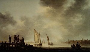 Ett flodlandskap av Aelbert Cuyp