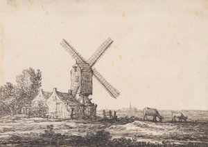 Ett landskap med en kvarn av Aelbert Cuyp