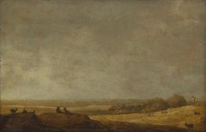 Platt landskap av Aelbert Cuyp