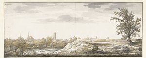 Utsikt över Arnhem Arnhem (titel på objekt) av Aelbert Cuyp