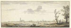 Utsikt över Harderwijk Harderwijk. (titel på objekt) av Aelbert Cuyp