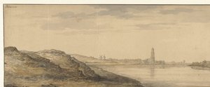Vy över Rhenen av Aelbert Cuyp