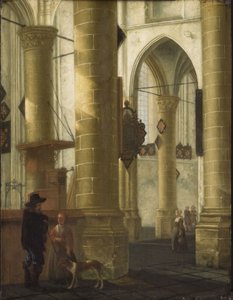 Interiör från Grote Kerk, Dordrecht av Aelbert Cuyp