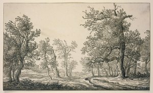 Stig genom en ekskog av Aelbert Cuyp