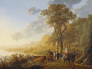 Flykten till Egypten av Aelbert Cuyp