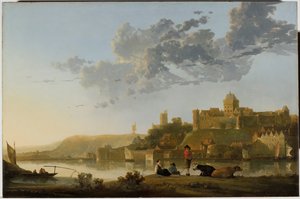 Valkhof i Nijmegen av Aelbert Cuyp