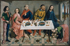 Kristus i fariséen Simons hus, ca. 1490.