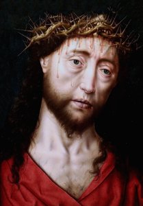 Holländska: Kristus krönt med törnen / Porträtt av Kristus