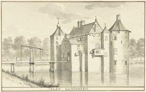 Slottet Gansoyen vid Drongelen 