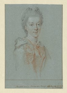 Porträtt av Wilhelmina Frederica Sophia av Preussen av Aert Schouman