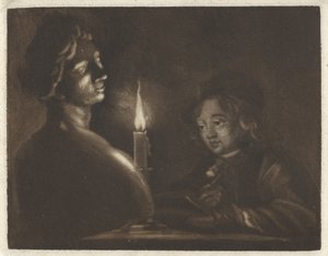 Ritning pojke av Aert Schouman