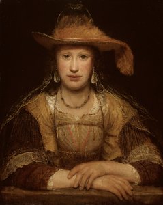 Porträtt av en ung kvinna av Aert de Gelder