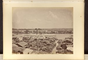 [Urban river view]