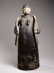 Gelede Body Mask, Yoruba Culture, Republiken Benin (målat trä) av African