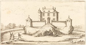 Landskap av After Jacques Callot