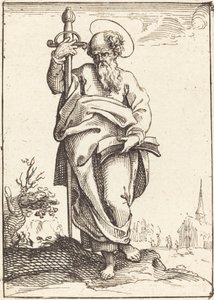 Sankte Pär av After Jacques Callot