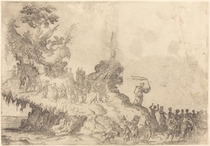 Parnassos flotta av After Jacques Callot