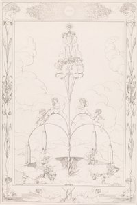 Morgon, från serien The Times of the Day, 1807. av After Philipp Otto Runge