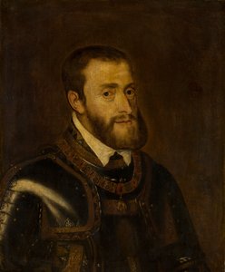 Porträtt av kejsar Karl V (1500-1558)