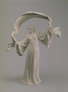 Dansare med en halsduk från ett bordscentrum, Sevres, 1900 (kex)