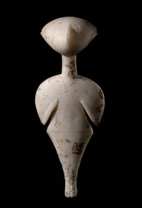 Statyette of a Woman: "The Stargazer", c.3000 f.Kr. (marmor)