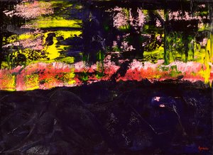 Flow 2, 2018 (olja på duk)