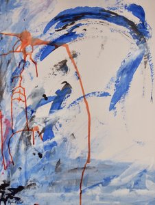 Utan titel, 2016 (bläck och akryl på papper)